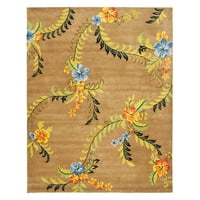 Cvjetna prostirka vunene vune Soho Madison, smeđa multi, 7'6 9'6