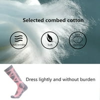 Litie 1pair ženske čarape za termalno skijanje, duge guste vruće pamučne apsorpcije znoja sportske čarape