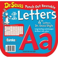 Eureka dr. Seuss Red Deco 4 Pisma, po paketu