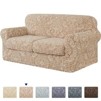 Subte Stretch 3-komadni jacquard damask sofa klizalica, odvojeni poklopac jastuka