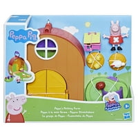 Peppa PIGE Peppa Pepping Farm Playset, uključuje figuru i dodatnu opremu