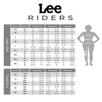 Lee Riders Ženska kapa Plus veličine sa rukavom-prednja karirana košulja