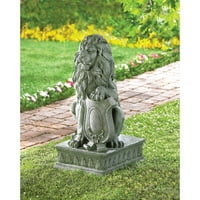 ZINGZ & Quightz 25 Lion Guardian Garden Statue