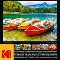 CRA-Z-Art Kodak 350-komadni šareni čamci na jezeru za puzzle za odrasle za odrasle