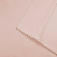 Superior grof Pink egipatski pamučni jastučni set, Standard