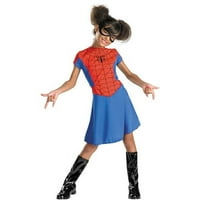 Prerušavanje paukorko djevojka za Halloween Fanteen-haljina za djecu, velike djevojke