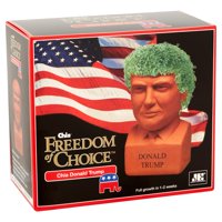 Chia PET Donald Trump sloboda izbora - Dekorativna lona jednostavna za zabavu za uzgoj poklona Novelty Sjemenki Chia
