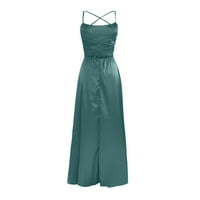 Dyegold Sundresses For Women Casual Beach-maturske haljine za žene špageti remen bez rukava Plus Veličina