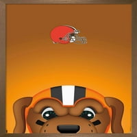 Cleveland Browns - S. Preston Maskota CHOMPS Zidni poster, 14.725 22.375