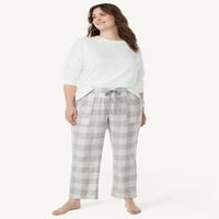 Joyspun ženske pantalone za spavanje ispisa, veličine xs do 3x