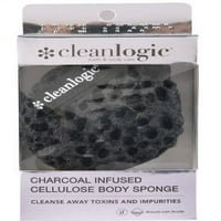 CleanLogic CHARCOAL infuzirani celulozni sponž
