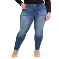 Jordache ženske visokoj razine zakrivene traperice, veličine 2-22
