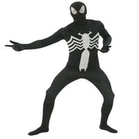 Rubie's Black Spiderman Druga koža Muška kostim za Halloween Fander-haljina za odrasle, L
