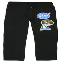 Apolon Space Shuttle Patches Muns 'Lounge Sleep Pajemma hlače, 2x-Large