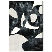 Wynwood Studio Abstract Wall Art Canvas Prints' All Of Me ' Geometrijski-Crno, Bijelo