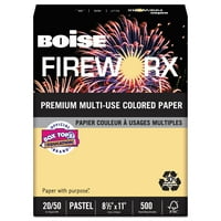 Papir Boise Firewolo Cololow 20LB 8- Boomin 'Buff listova REAM MP2201BF