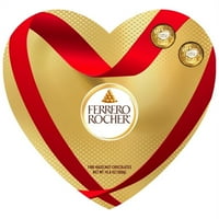 Ferrero Rocher Fine lješnjaka mliječna čokolada, broj, poklon bombona za Valentinovo, 10.6oz