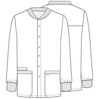 Cherokee Workwear Professionals Scrubs warm Up Jacket za muškarce Snap Front WW360, XL, Royal