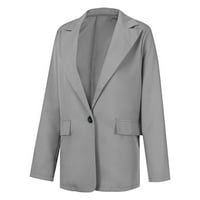 Yubatuo ženski gornji Dugi rukav Casual Jacket ženska Kancelarijska Odjeća bluza gornji kaputi za žene