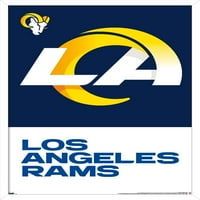 Los Angeles Rams - Logo zidni poster, 22.375 34