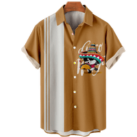 Hawaiian Shirts for Men & Boys Cinco de Mayo Skull Print Regular Fit Casual kratki rukav havajske majice