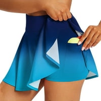 Ženska Plisirana teniska suknja Atletski Golf Skorts suknje za žene trčanje trening sportski šorc sa džepovima
