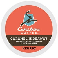 Caribou kava karamel sakrivene naklopke K-CUP mahune, srednje pečenje, broj za Keurig pivare