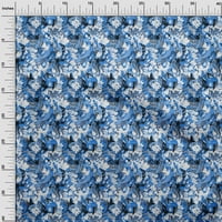 Oneoone pamuk Poplin srednje plava tkanina Abstracts DIY Odjeća Quilting Fabric Print Fabric by Yard Wide-E0G