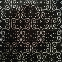 Onuone pamučna svila crna tkanina Swirl Bandhani šivaći materijal za ispis tkanine sa dvorištem širom