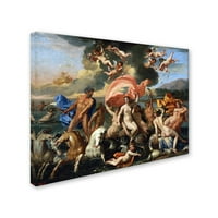 Zaštitni znak likovne umjetnosti' Rođenje Venere ' Umjetnost platna Nicolasa Poussina