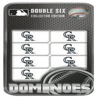 Remek-djela službeno licencirani MLB Colorado Rockies Dominoes Igra za odrasle