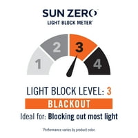 Sun Zero Brant kartica za uštedu energije gornja ploča za zavjese, 40 x95