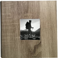 Hom Essence 2up Foto Album Wood Grain Brown