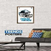 Carolina Panthers-Zidni Poster Za Kacigu, 14.725 22.375