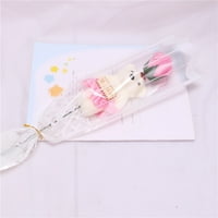 Crtani ružini cvjetni buket Romantični Valentinovo za zabavu na poklon zabava - ružičasta