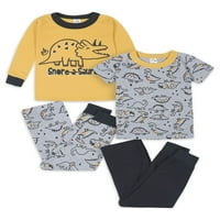Gerber Baby & Toddler Boy Snug Fit Pamuk Pajamas, set