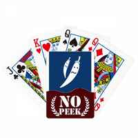 Biljni Izraz Sramote Chili Body Peek Poker Igranje Karata Privatna Igra