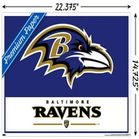 Baltimore Ravens - Logo zidni poster, 14.725 22.375