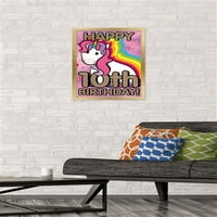Ellie Ripberger Unicorn - Sretan 10. rođendan zidni poster, 14.725 22.375