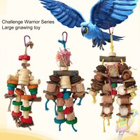 TALUS interaktivna igračka za ptice otporna na ugrize poboljšajte Inteligencijsku zabavu s prirodnim materijalima igračka za papagaje Cockatiels stil jedne veličine