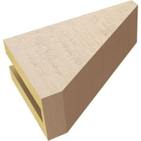 Ekena Millwork 3 W 9 D 6 H serija Classic Concord Grubi Cedar Woodgrain Timberthane Corbel, preplanuli