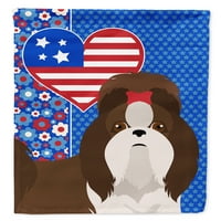 Čokoladna labrador retriver USA američka zastava Vrt Veličina