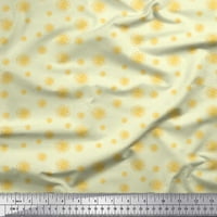 Soimoi svilena tkanina limunska kriška Shirting Print tkanina po dvorištu