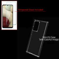 Slim-Fit TPU Telefonska futrola kompatibilna sa Samsung Galaxy A 5G, sa zaštitnim zaštitnikom od kaljenog