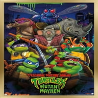 Tinejdžerski mutant ninja kornjače: Mutant Mayhem - Grupni zidni poster, 22.375 34 Uramljeno