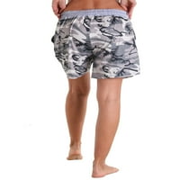 GLONME Ženski džepovi Looungewear Mekani dno plaže Cvjetne tiskane Yoga kratke hlače Mini pantalone