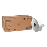 Tork univerzalni Jumbo toaletni papir, septički sef, 1-slojni, bijeli, 3,48 4, ft, 6 karton -Trktj1212a