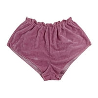 Ženske baršunaste pidžame šorc elastična mašna za Struknot ljetne seksi šorc Casual udobne hlače odjeća