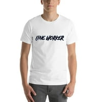 3xl Line Worker Slasher stil pamučna majica kratkih rukava Undefined Gifts