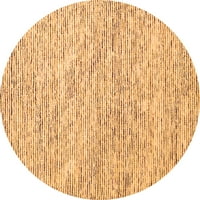 Ahgly Company u zatvorenom okruglom apstraktnoj narančastim suvremenim prostirkama, 8 'kruga